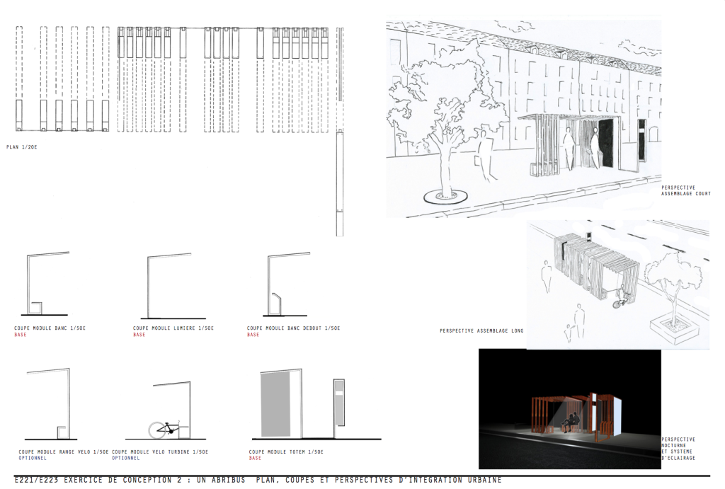 Planche de rendu Abribus 1