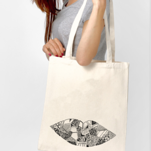 Tote bag Shhh